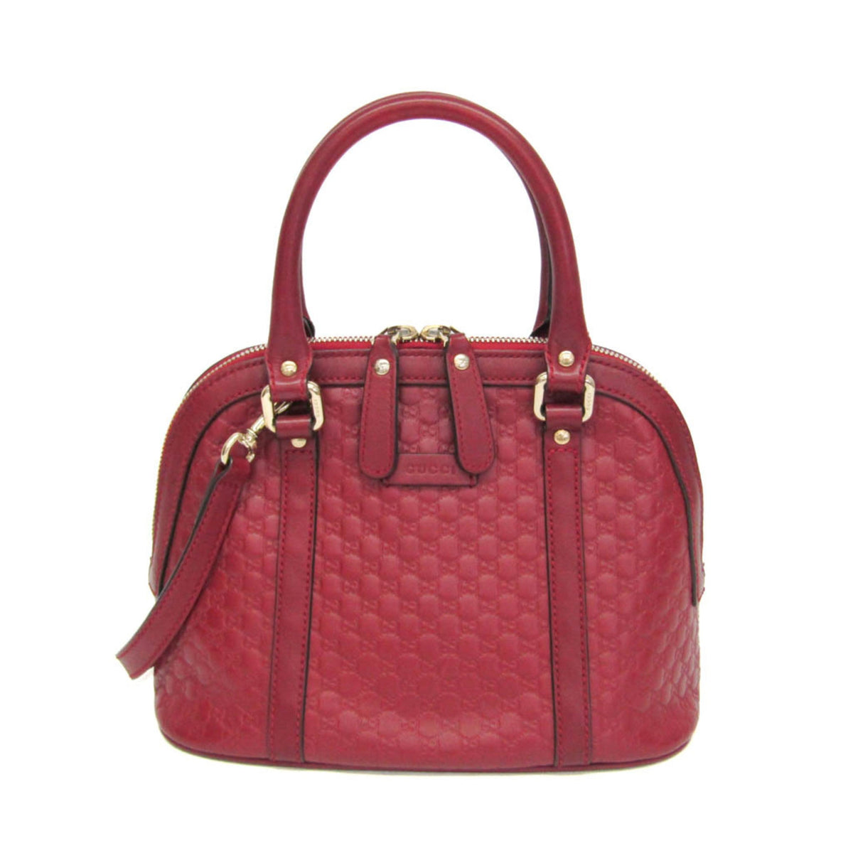 PRE-OWNED Gucci MicroGuccissima · Leather Handbag