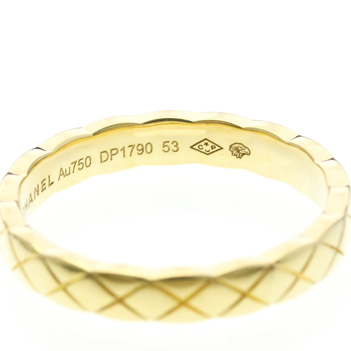 PRE-OWNED Chanel Coco Crush Mini · 18K Yellow Gold Size 6.25