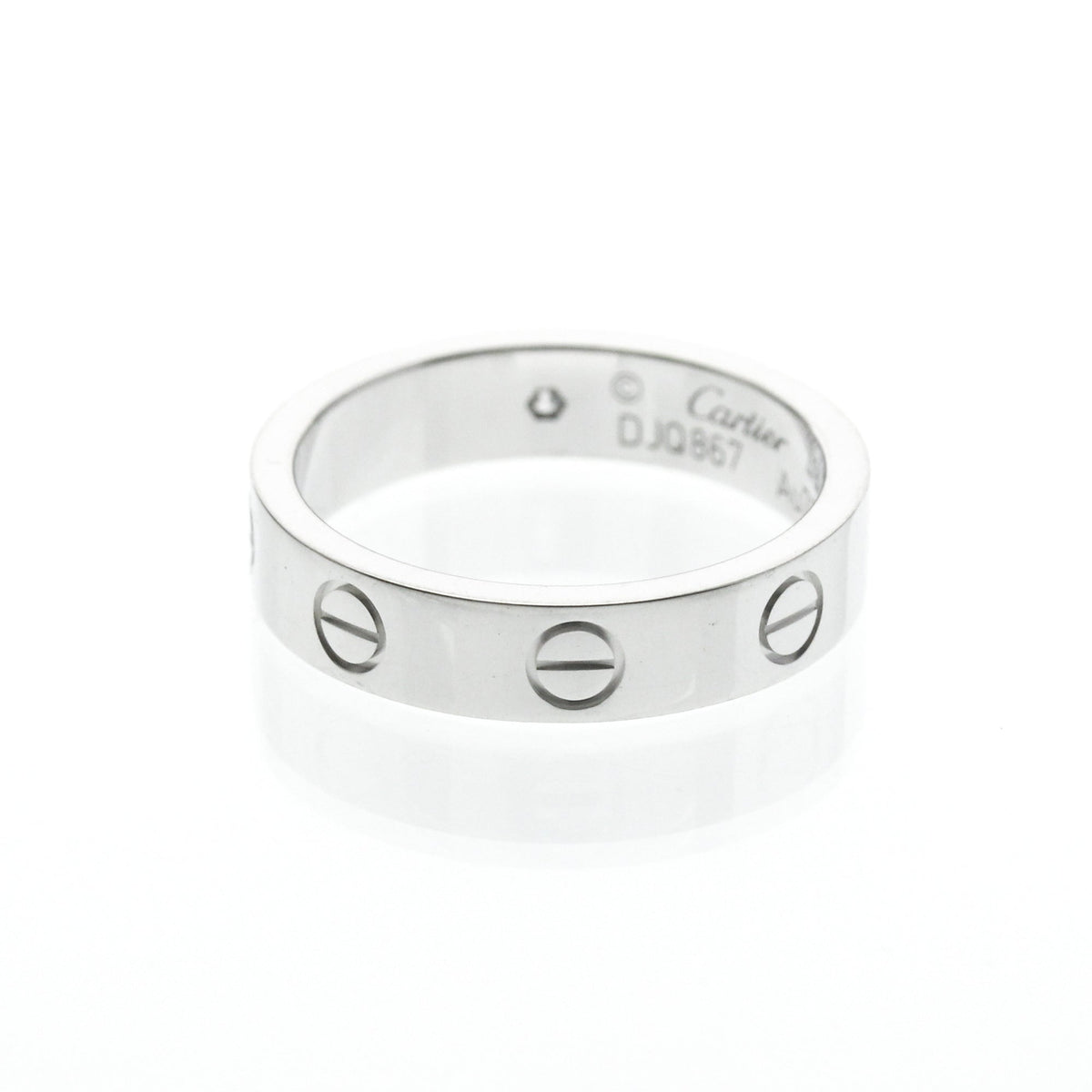 PRE-OWNED Cartier Mini Love · 18K White Gold · Diamond