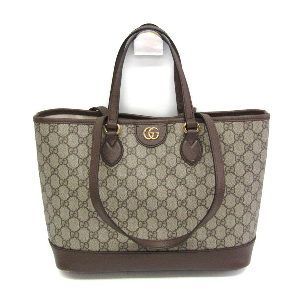 PRE-OWNED Gucci Double G · GG Supreme Tote