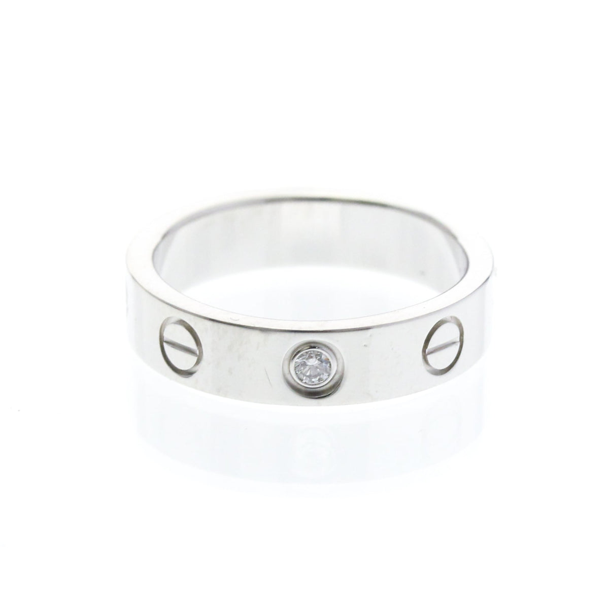 PRE-OWNED Cartier Mini Love · 18K White Gold · Diamond