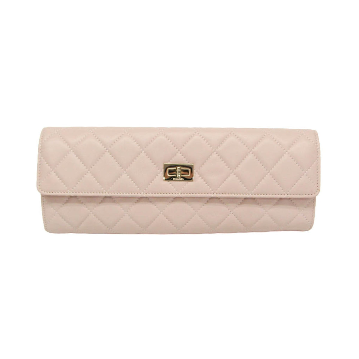 PRE-OWNED Chanel Matelassé · Jewelry Case · Lambskin