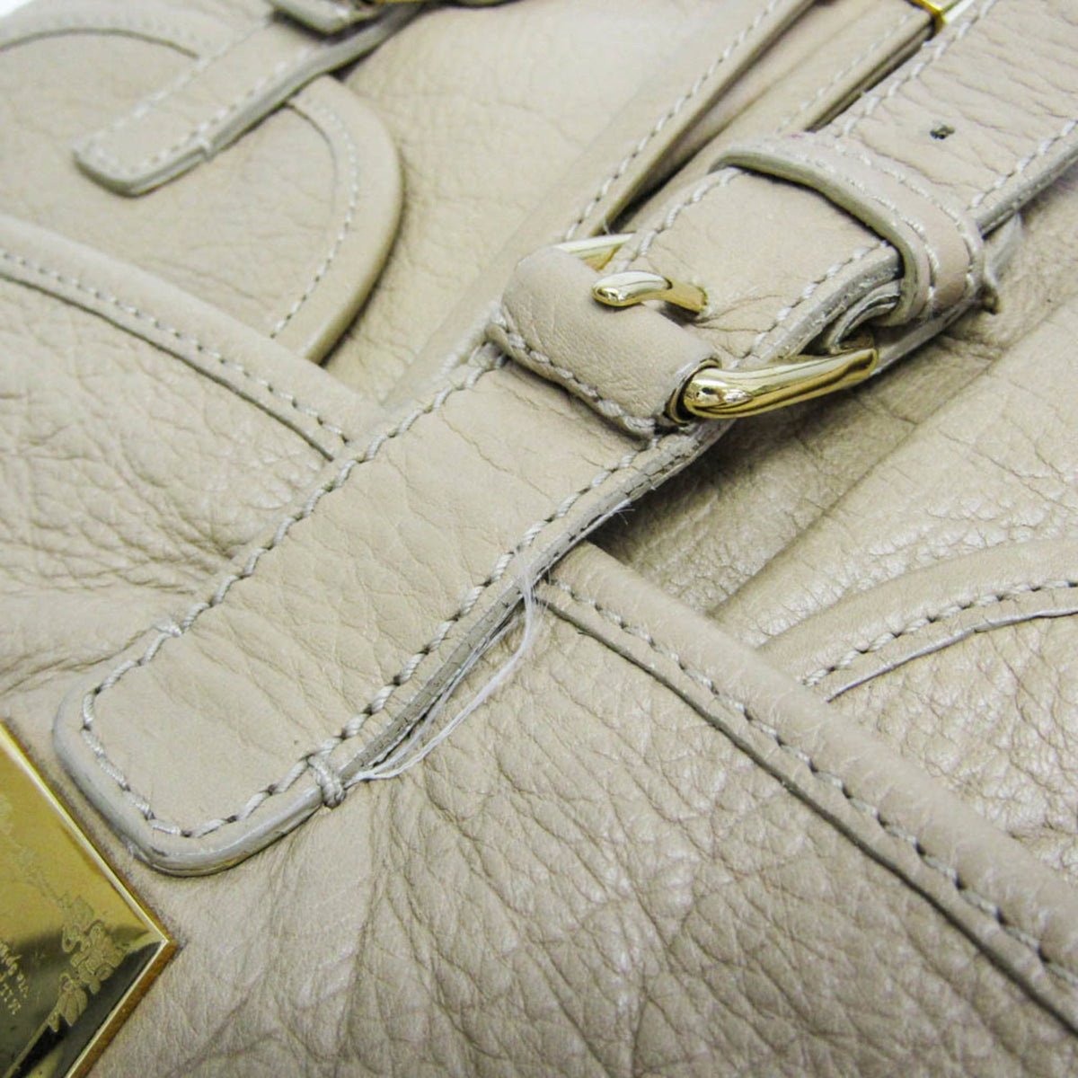 PRE-OWNED Bvlgari Chain Flap · Calfskin Shoulder Bag