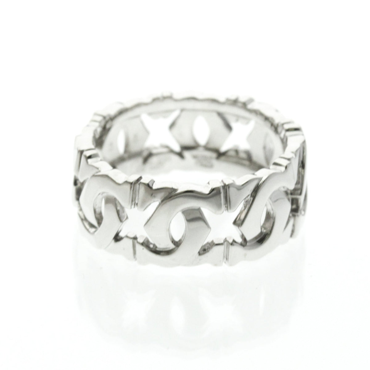 PRE-OWNED Cartier Entrelacé · 18K White Gold