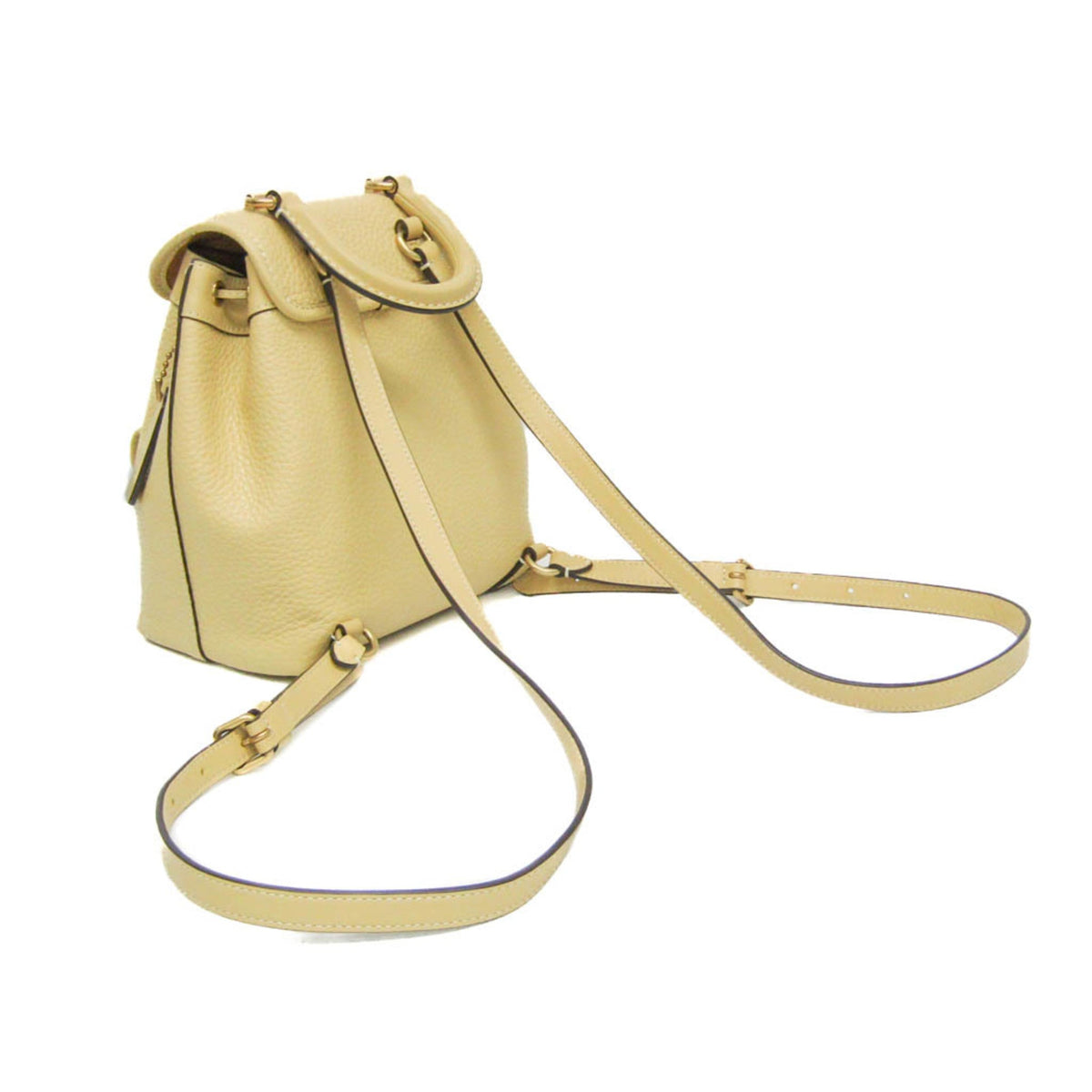 PRE-OWNED Coach Leah · Leather Backpack