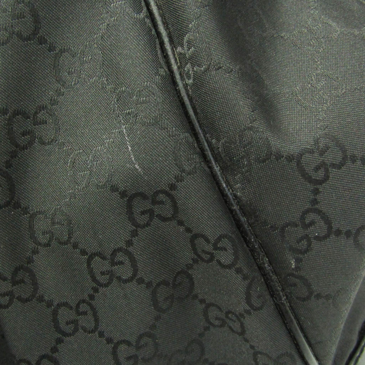 PRE-OWNED Gucci · Nylon & Leather Tote