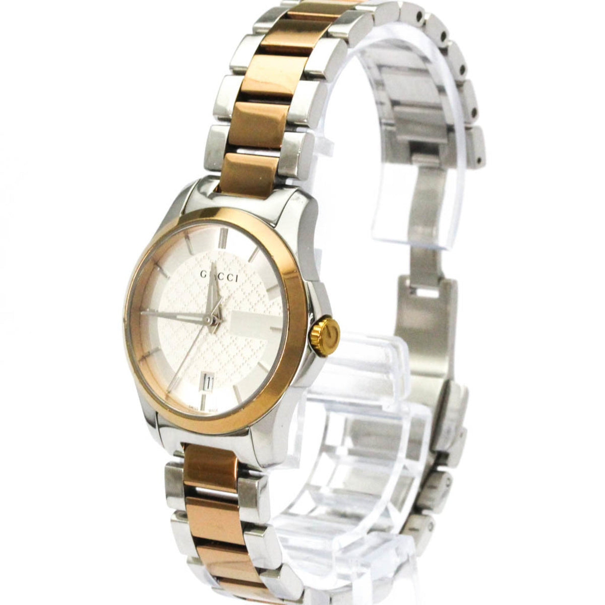 PRE-OWNED Gucci G-Timeless · Rose Gold · Steel