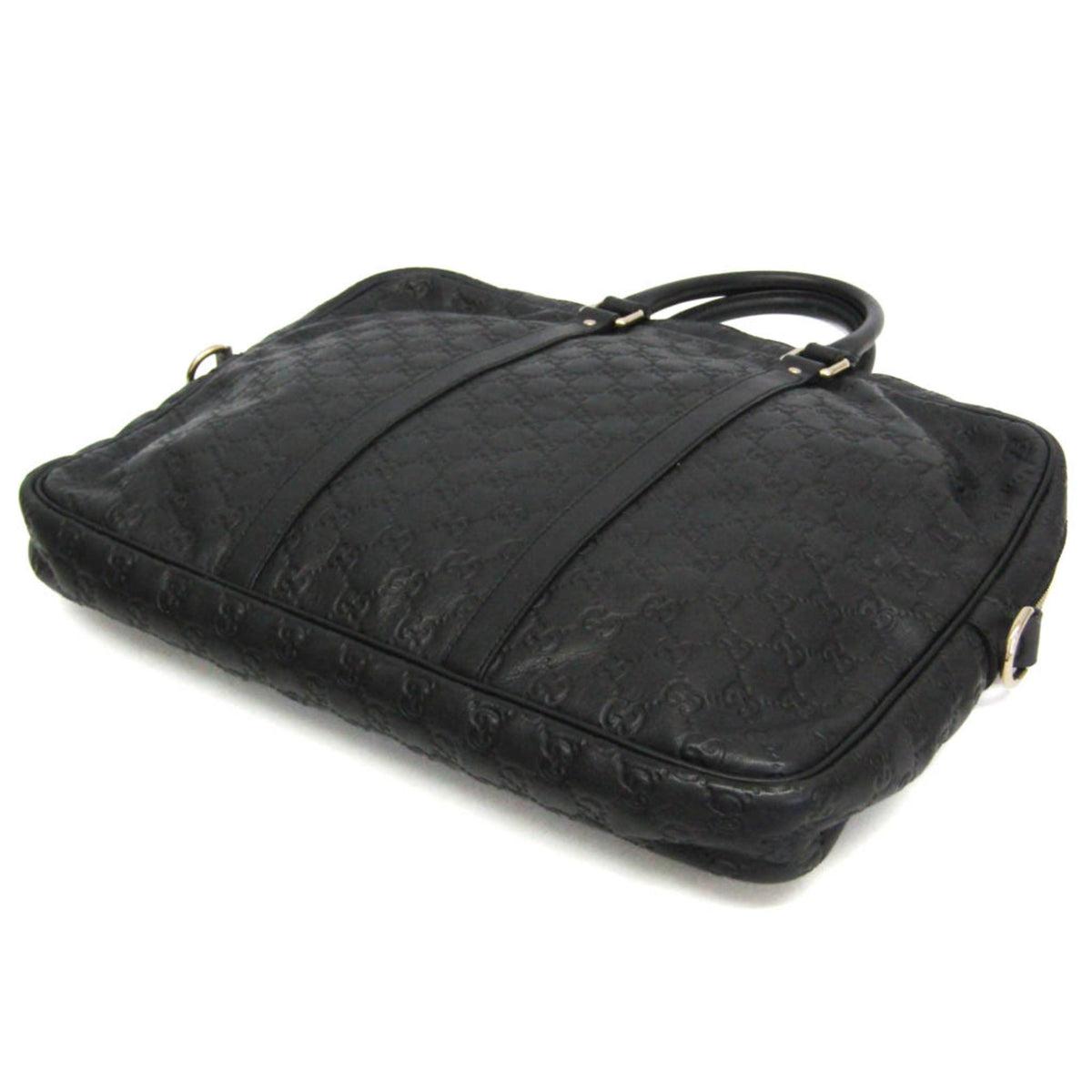 PRE-OWNED Gucci Guccissima · Leather Briefcase