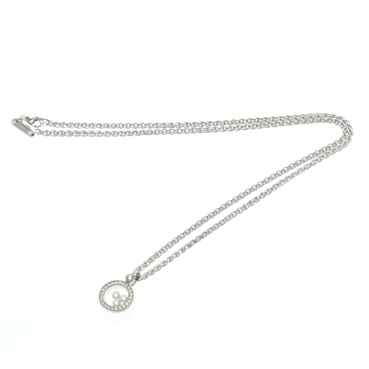 PRE-OWNED Chopard Happy Diamonds · 18K White Gold