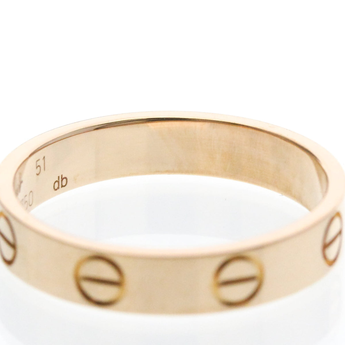 PRE-OWNED Cartier Mini Love · Rose Gold Size 5.75
