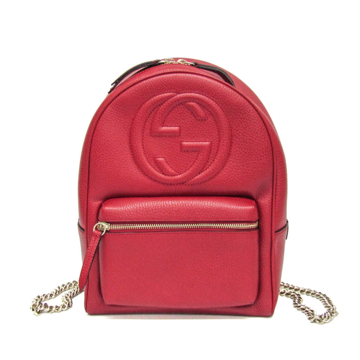 PRE-OWNED Gucci Soho · Interlocking G · Leather Backpack