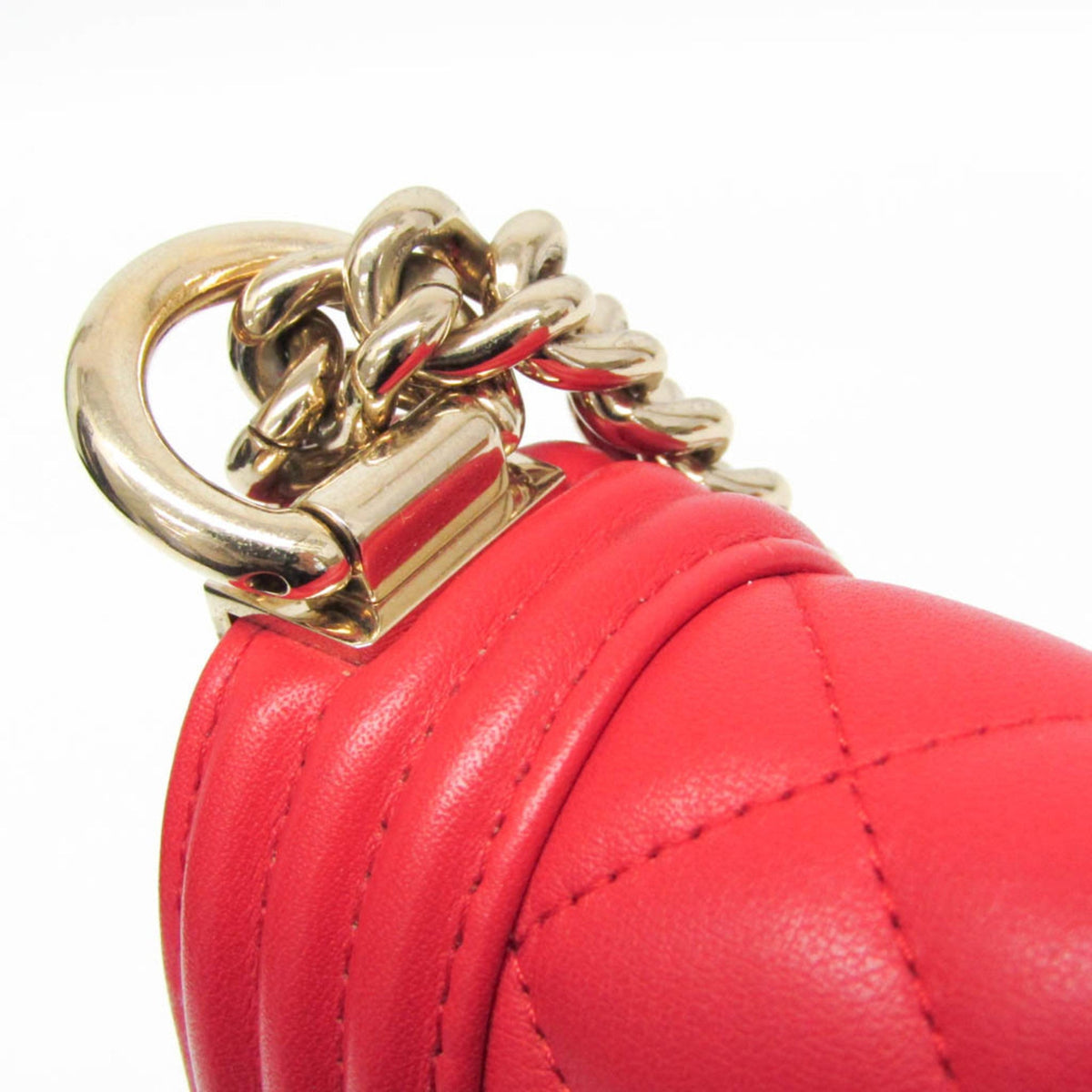 PRE-OWNED Chanel Boy · Lamb Leather