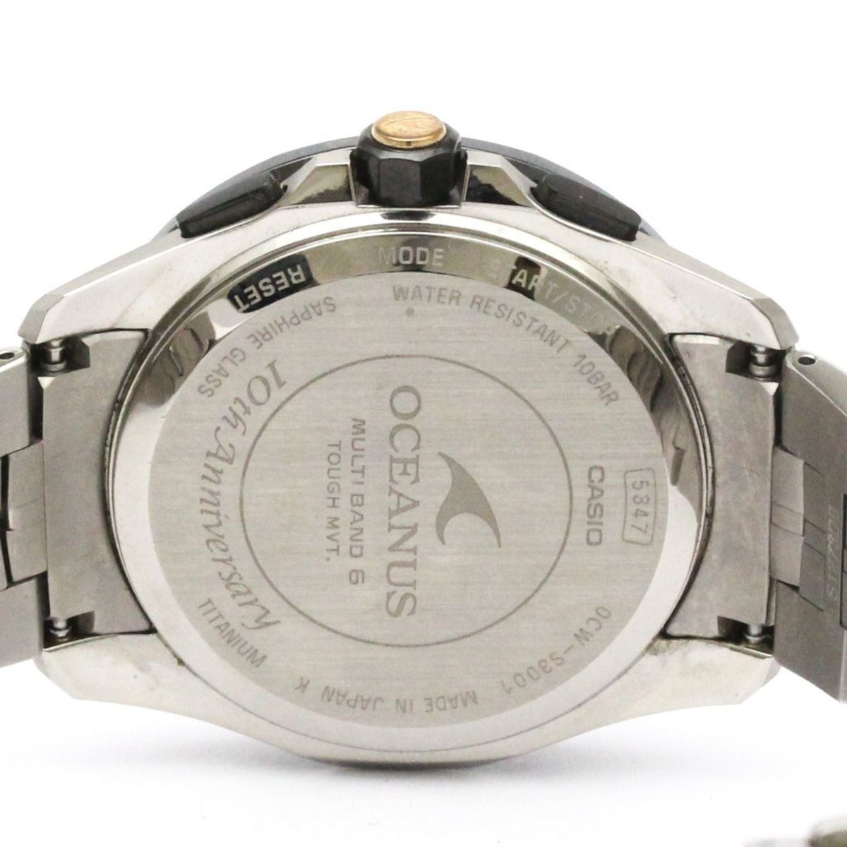 PRE-OWNED Casio Oceanus Manta · 10th Anniversary · Titanium