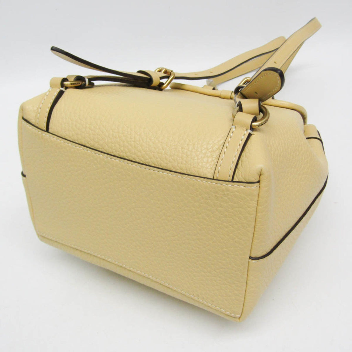 PRE-OWNED Coach Leah · Leather Backpack