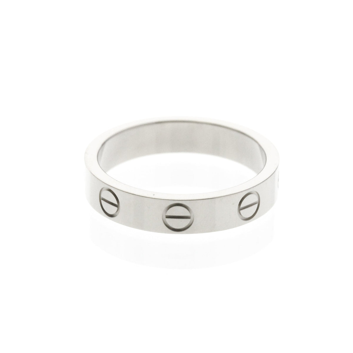 PRE-OWNED Cartier Mini Love · 18K White Gold