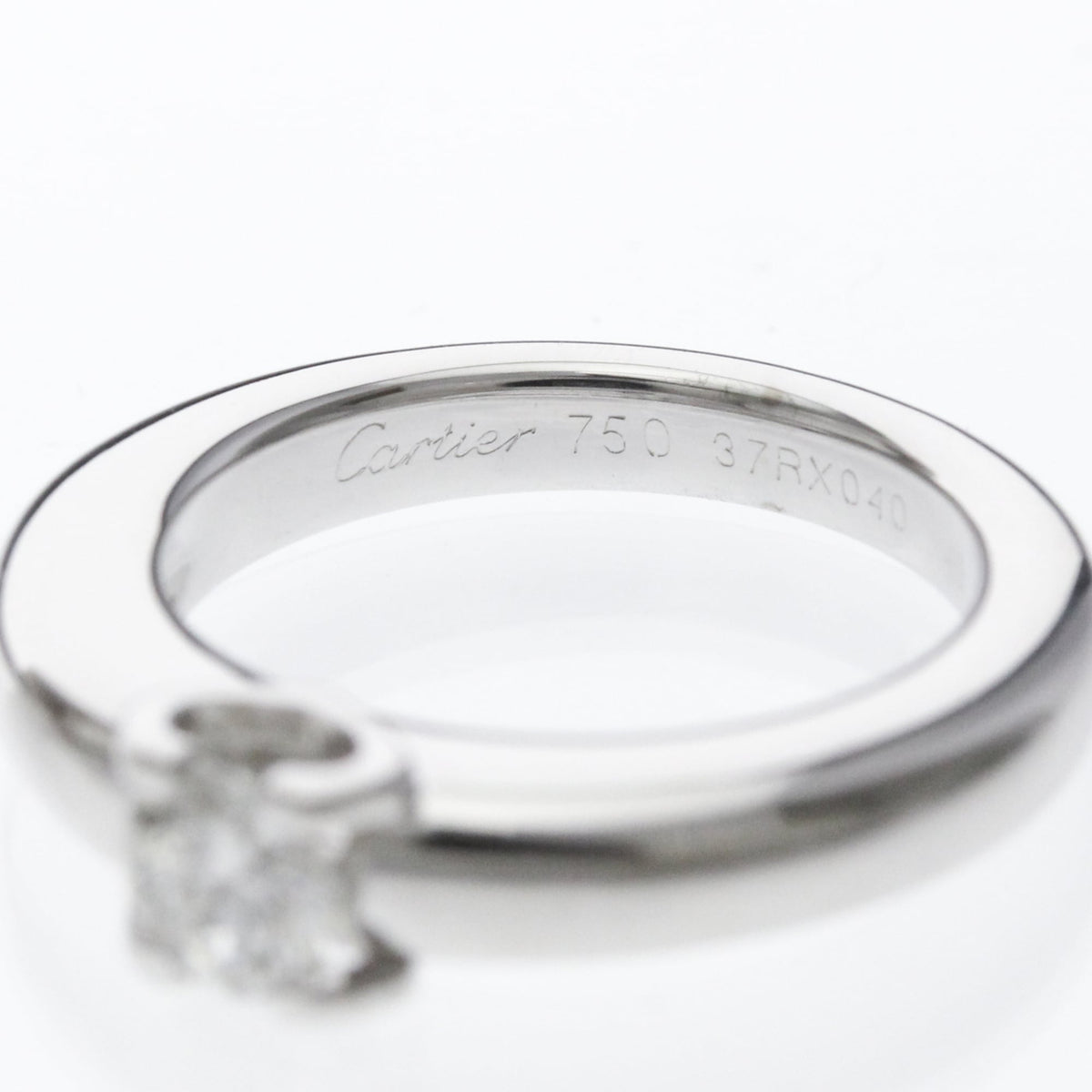 PRE-OWNED Cartier C de Cartier · 0.37ct · 18K White Gold