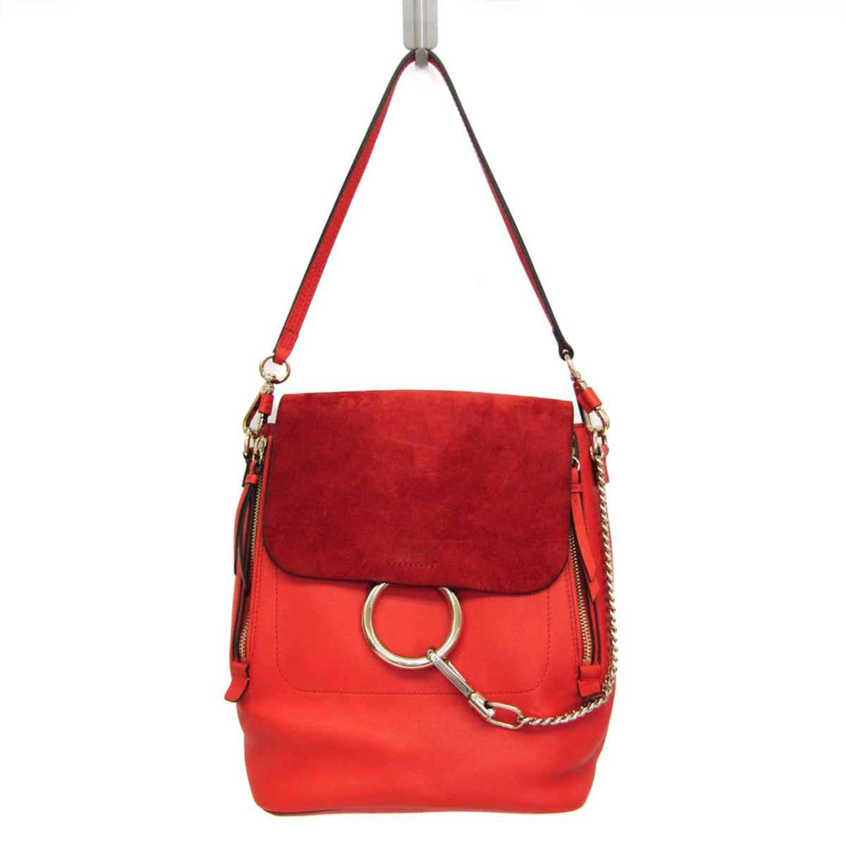 PRE-OWNED Chloé Faye · Leather & Suede Backpack