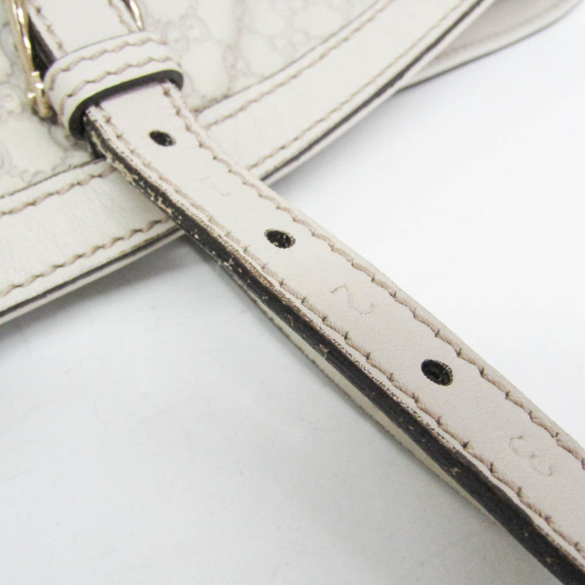 PRE-OWNED Gucci Guccissima · Embossed Leather Tote