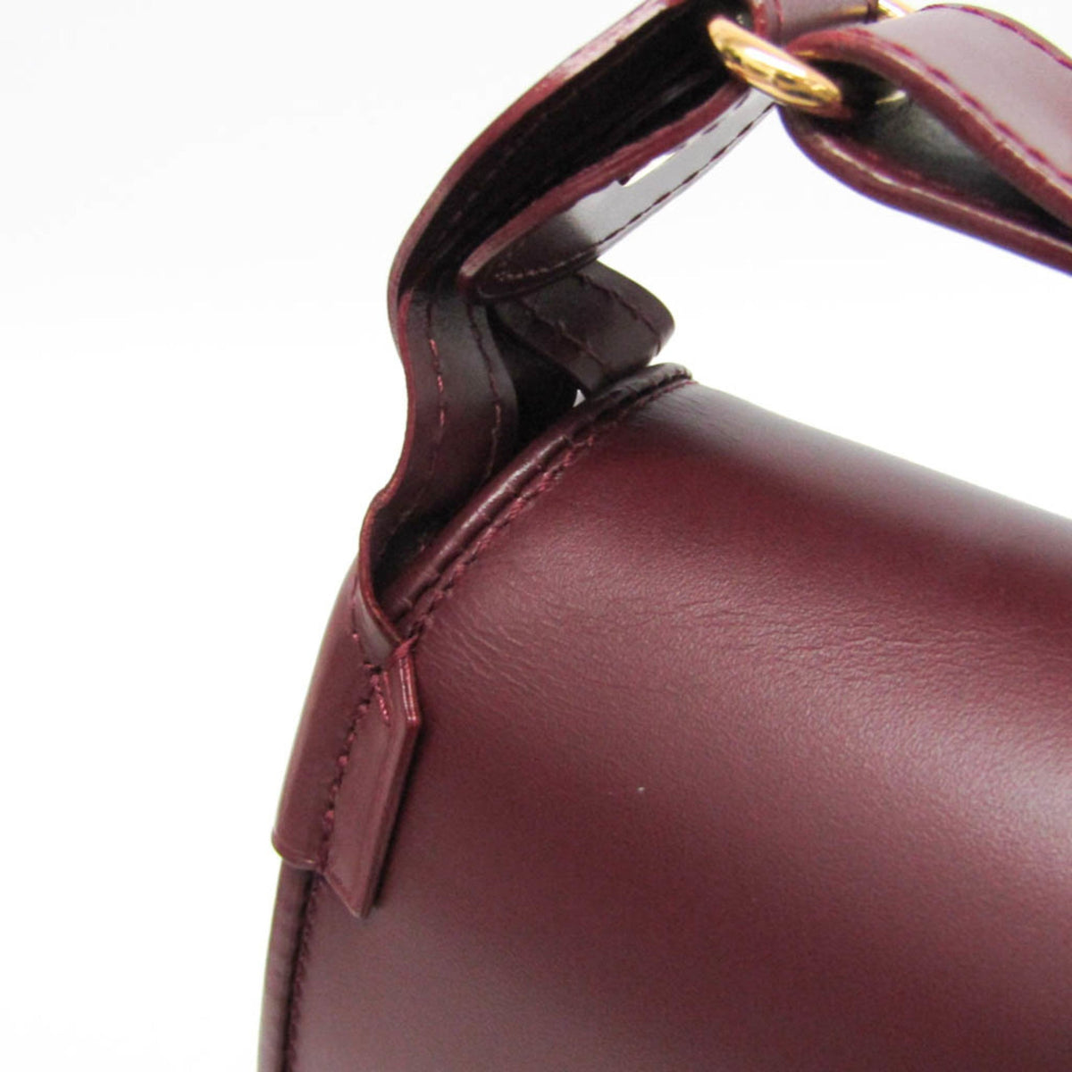 PRE-OWNED Cartier Must · Leather Shoulder Bag · Bordeaux
