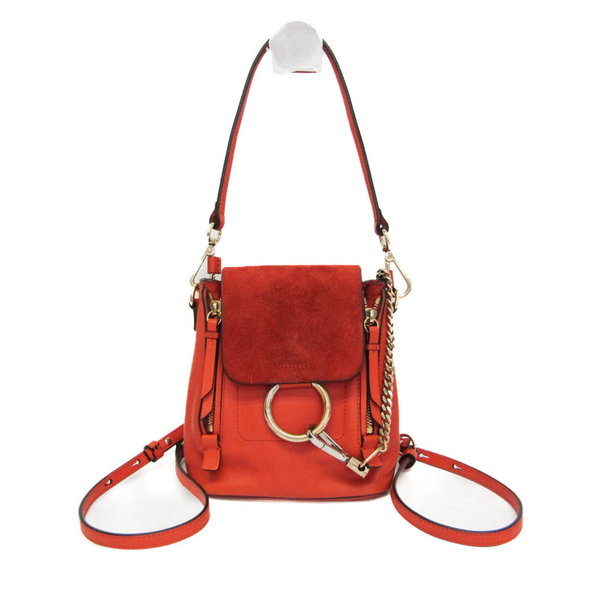 PRE-OWNED Chloé Faye · Suede Backpack