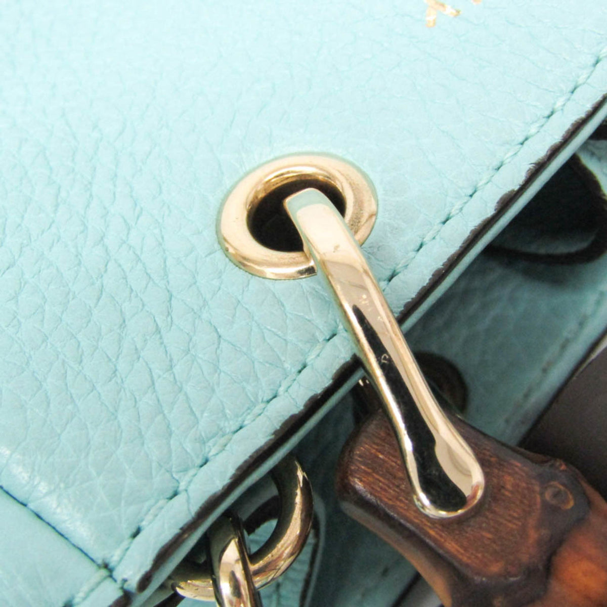 PRE-OWNED Gucci Bamboo Mini Shopper