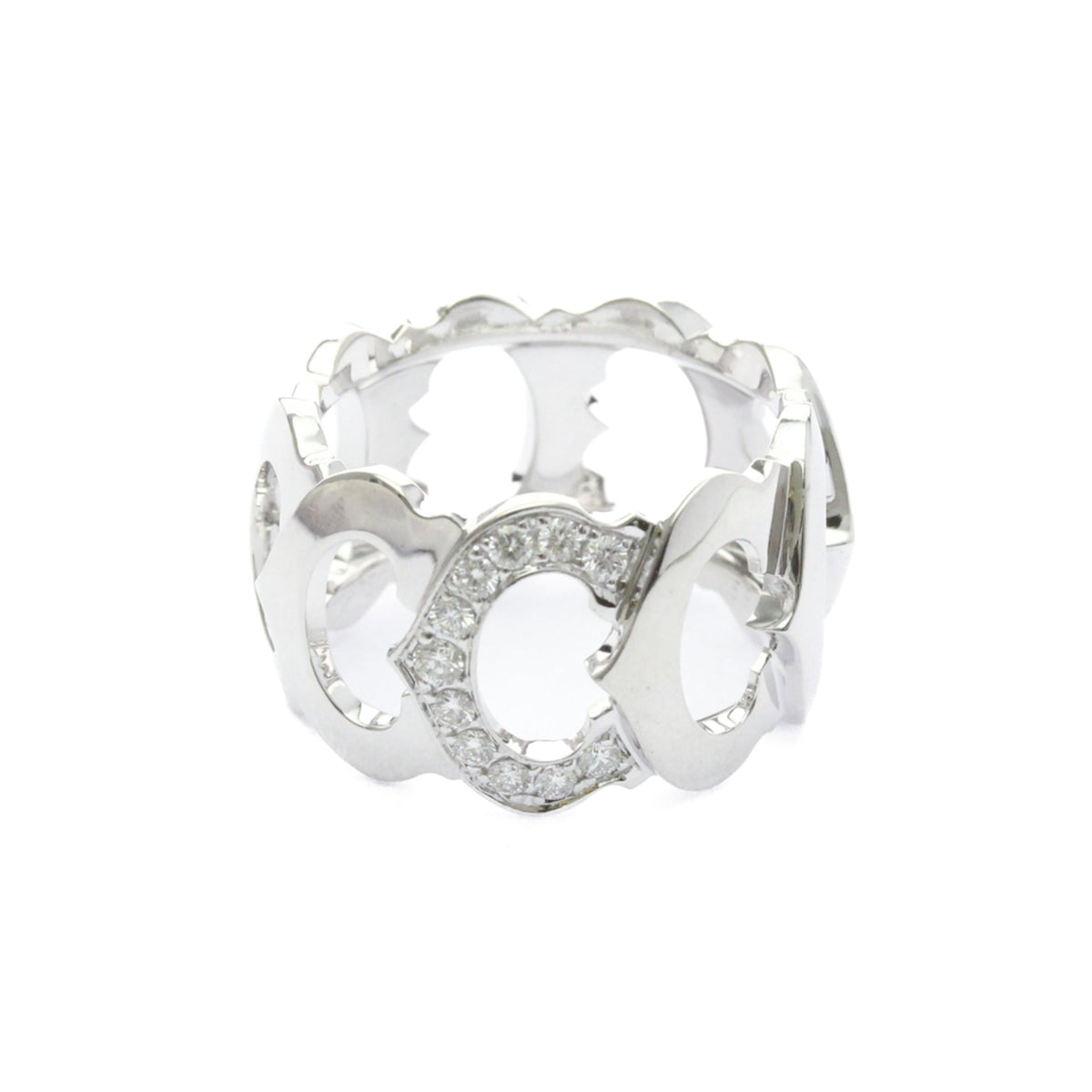 PRE-OWNED Cartier C de Cartier · Diamond · 18K White Gold