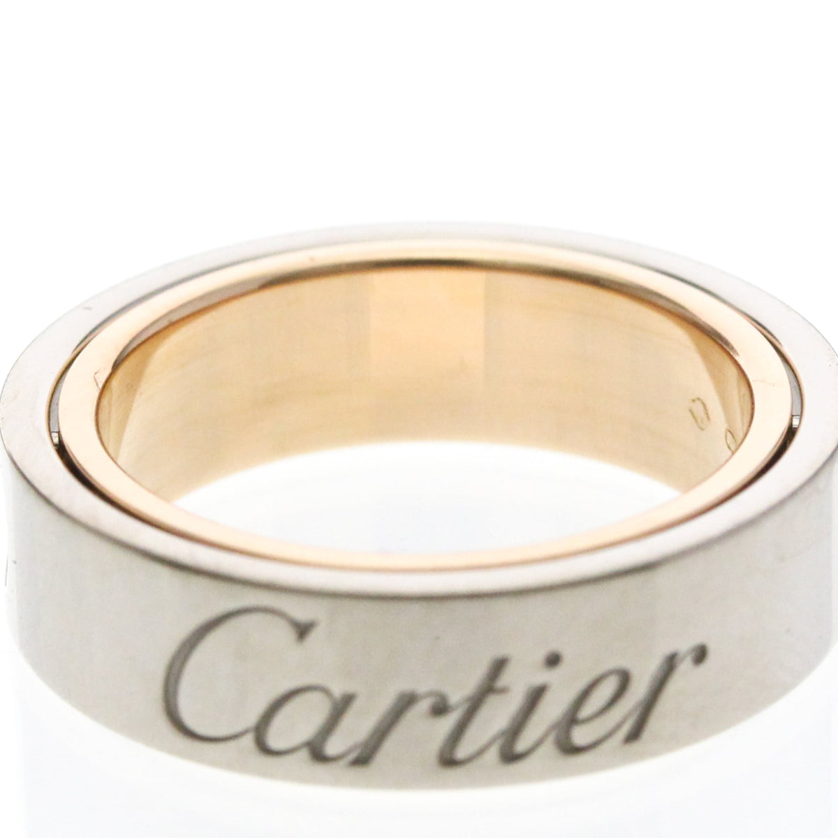 PRE-OWNED Cartier Secret Love · Rose & White Gold Size 4.75