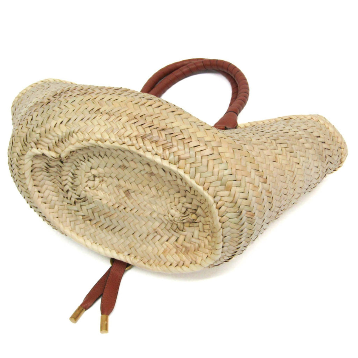 PRE-OWNED Chloé Marcie Basket · Raffia & Leather