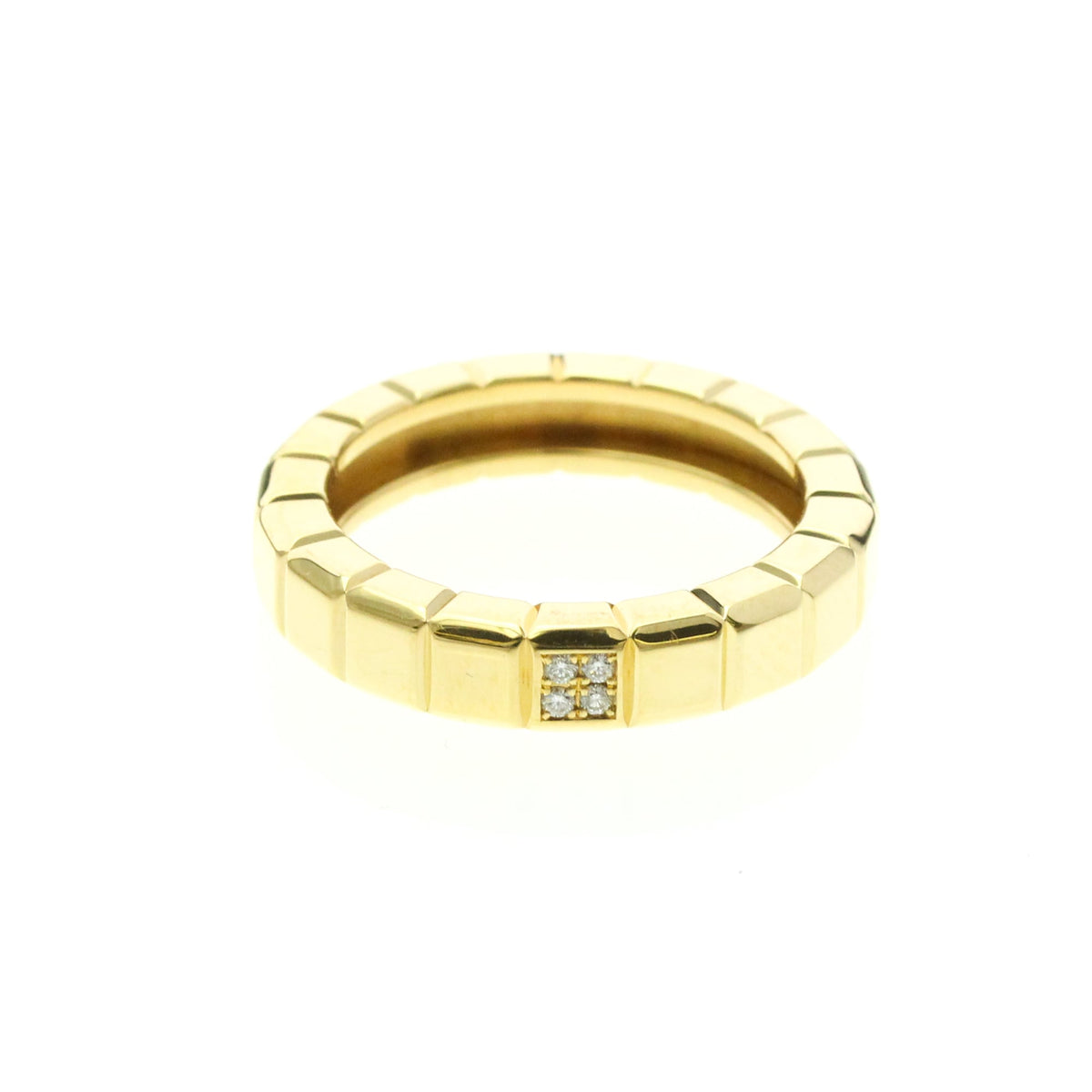 PRE-OWNED Chopard Ice Cube · 18K Yellow Gold · Diamond Size 6-6.5