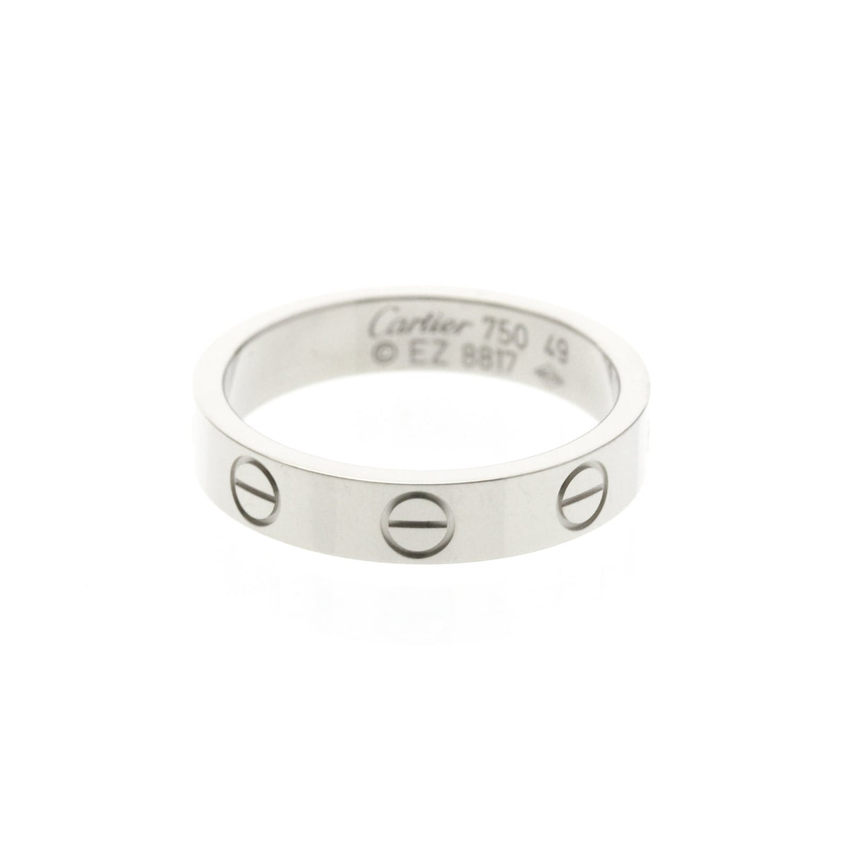 PRE-OWNED Cartier Mini Love · 18K White Gold