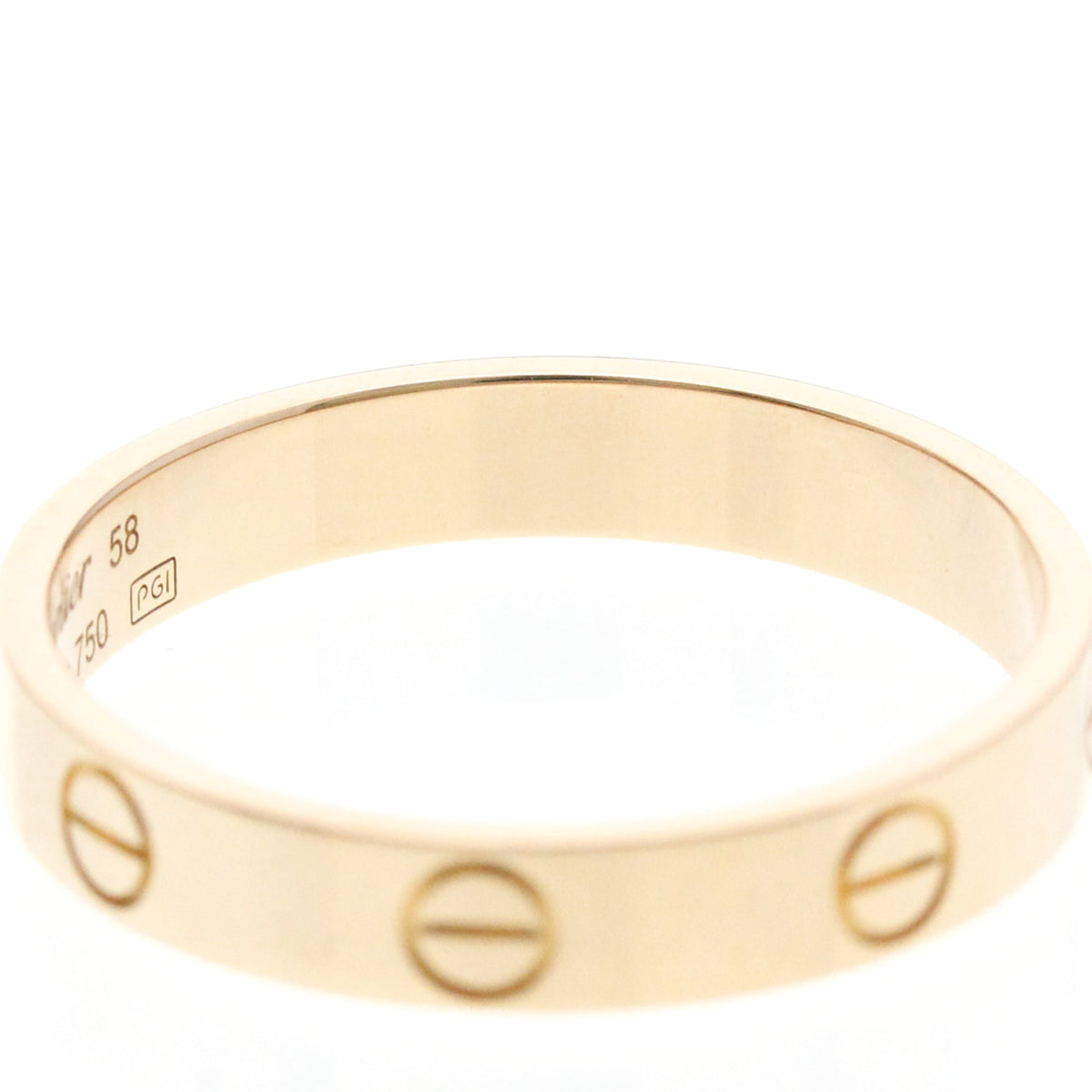 PRE-OWNED Cartier Mini Love · Rose Gold Size 8.25