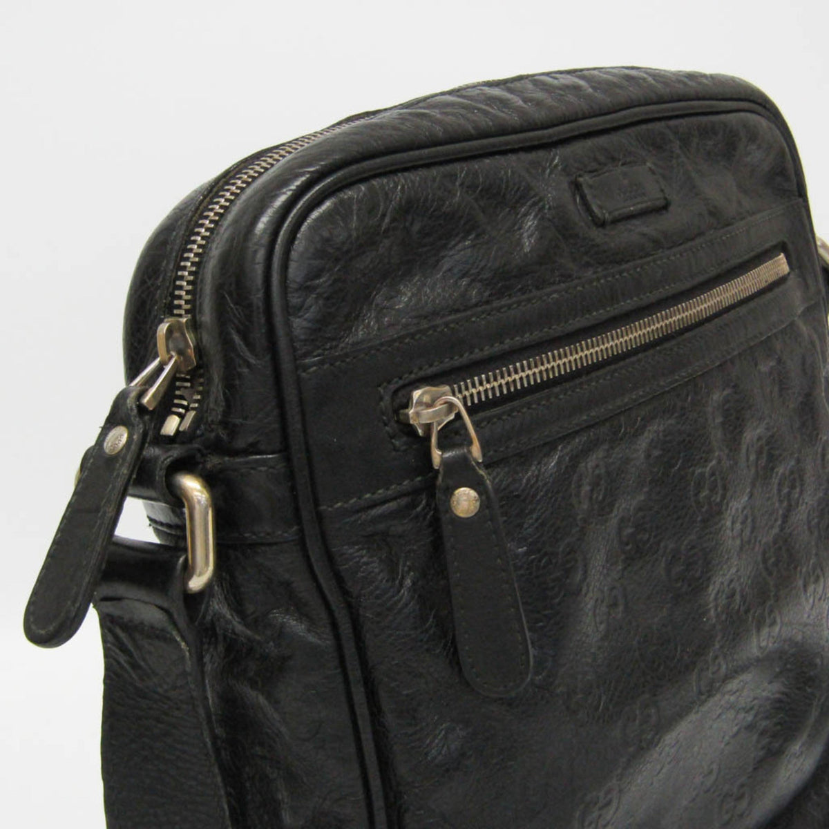 PRE-OWNED Gucci Guccissima · Embossed Leather