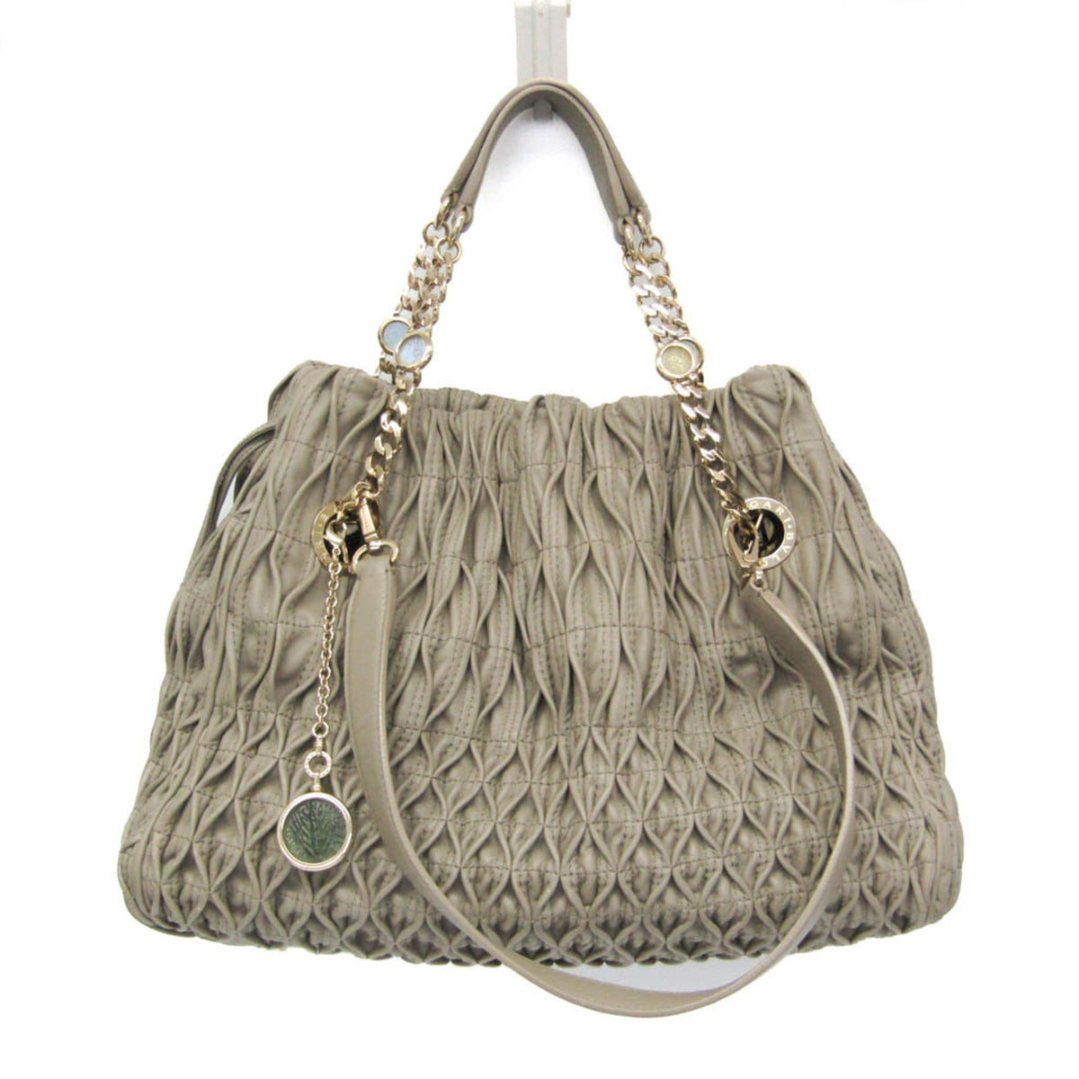 PRE-OWNED Bvlgari Monete · Leather Tote