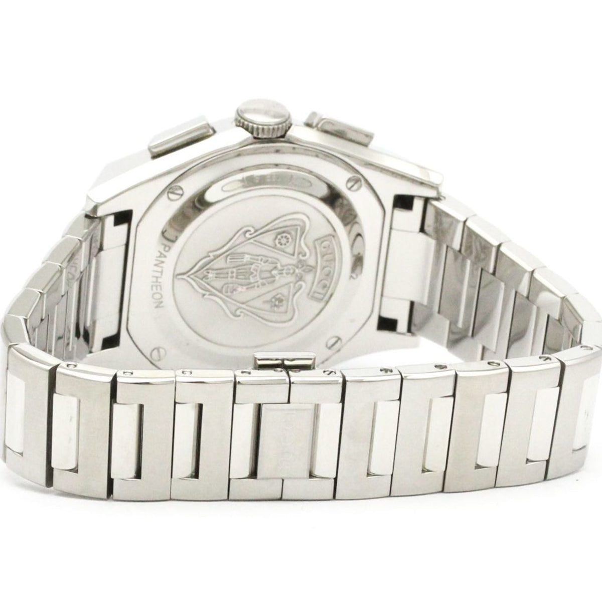 PRE-OWNED Gucci Pantheon · Steel · Chronograph