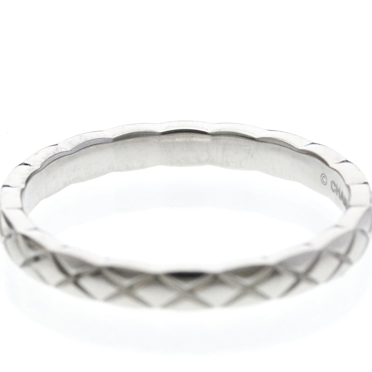 PRE-OWNED Chanel Coco Crush · Platinum Size 8.75
