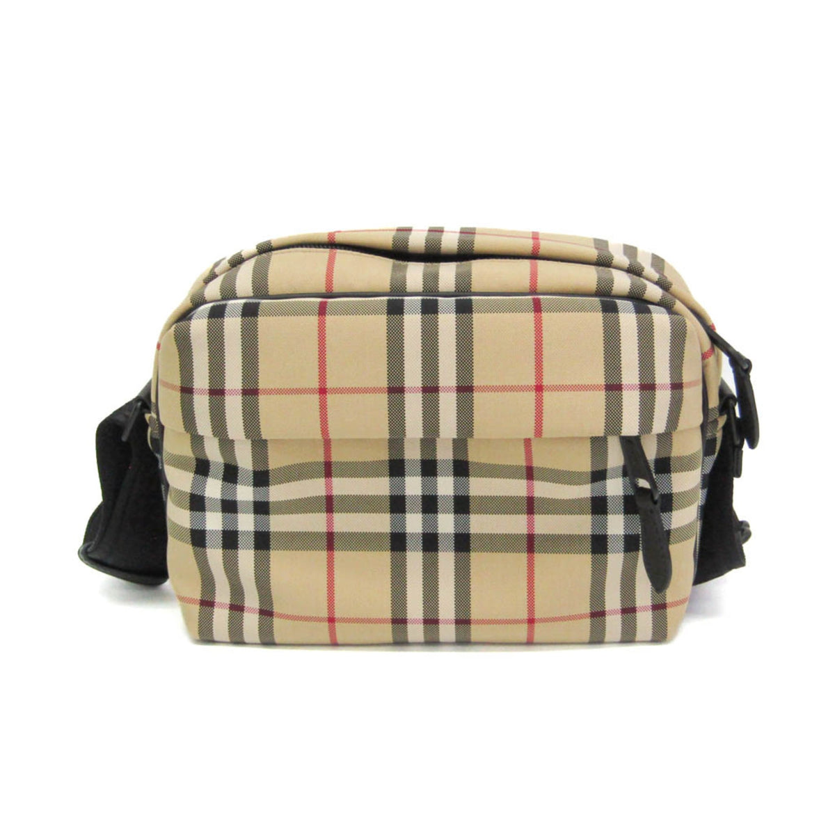 PRE-OWNED Burberry Paddy · Check Nylon Crossbody