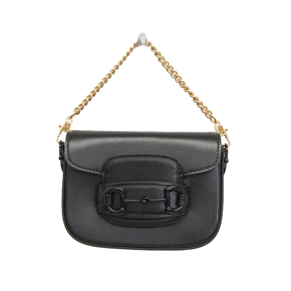 PRE-OWNED Gucci Horsebit 1955 · Mini Leather Pouch