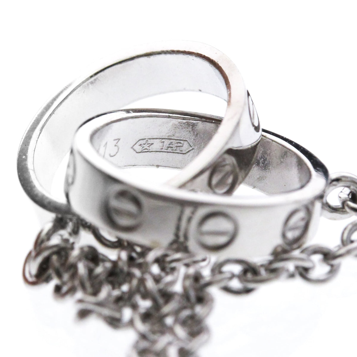 PRE-OWNED Cartier Baby Love · 18K White Gold