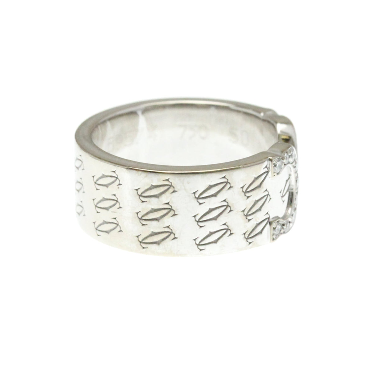 PRE-OWNED Cartier C2 · Diamond · 18K White Gold