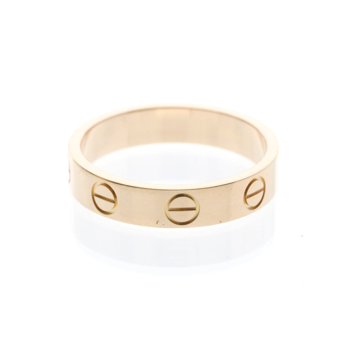 PRE-OWNED Cartier Mini Love · Rose Gold Size 4.75