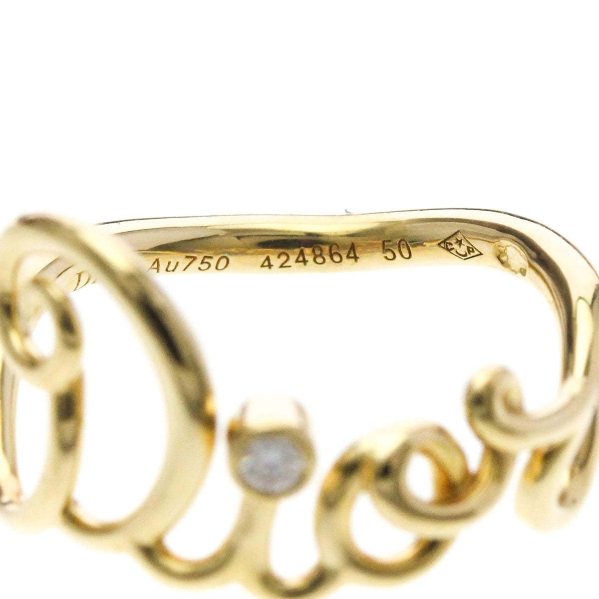 PRE-OWNED Christian Dior Dioramour · Diamond · 18K Gold Size 5.25