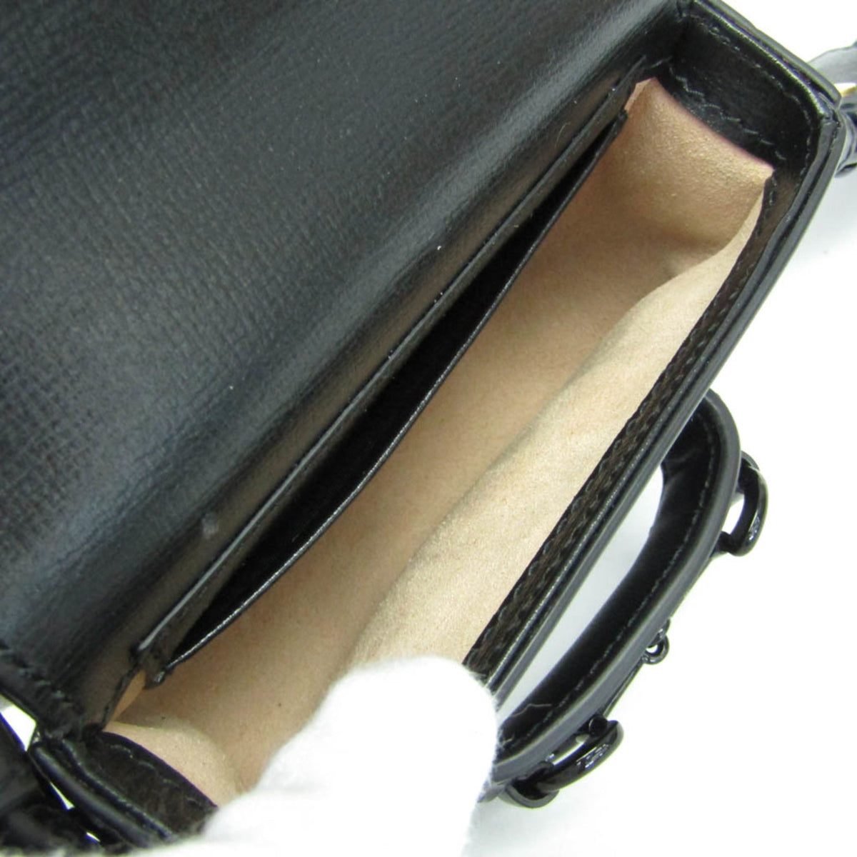 PRE-OWNED Gucci Horsebit 1955 · Mini Leather Pouch