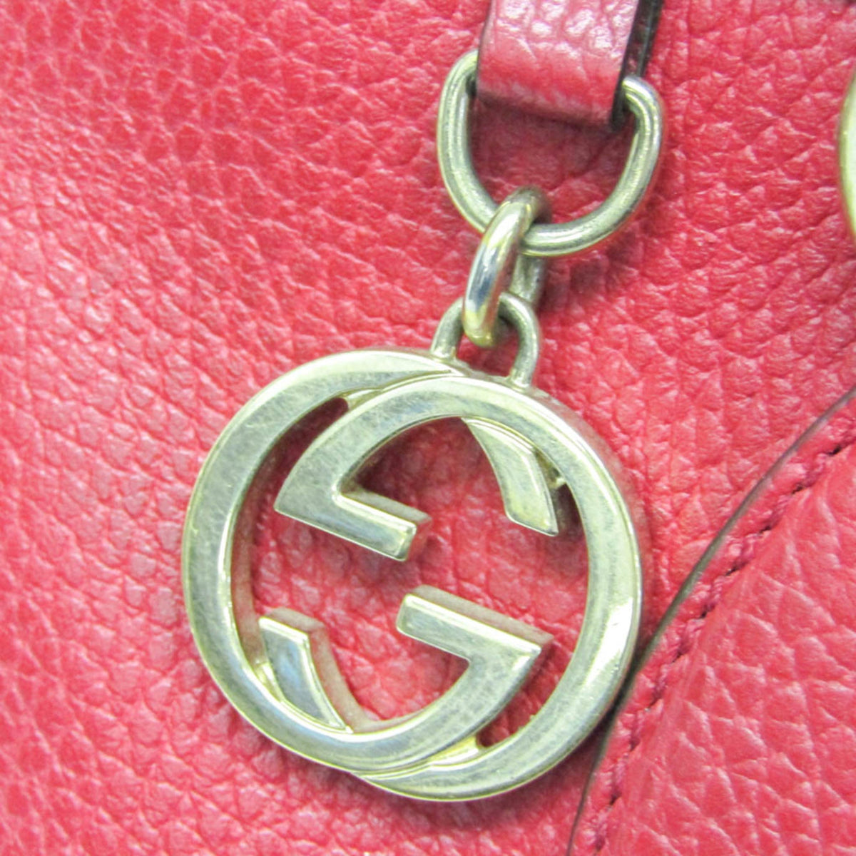 PRE-OWNED Gucci Interlocking G · Leather Handbag