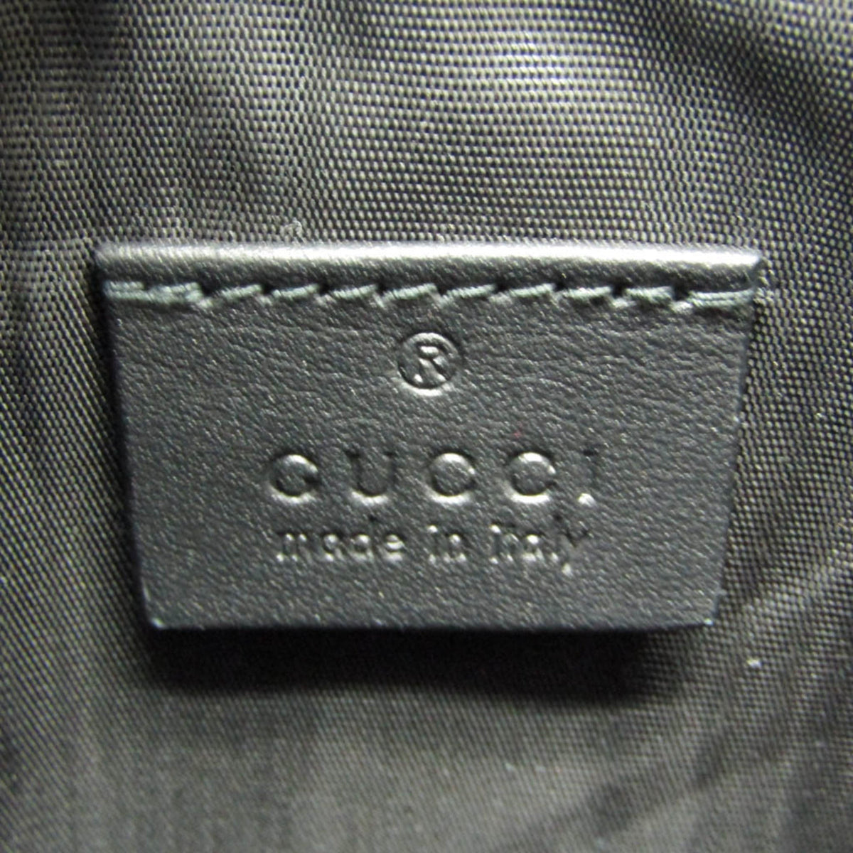 PRE-OWNED Gucci GUCCY Print · Leather Shoulder
