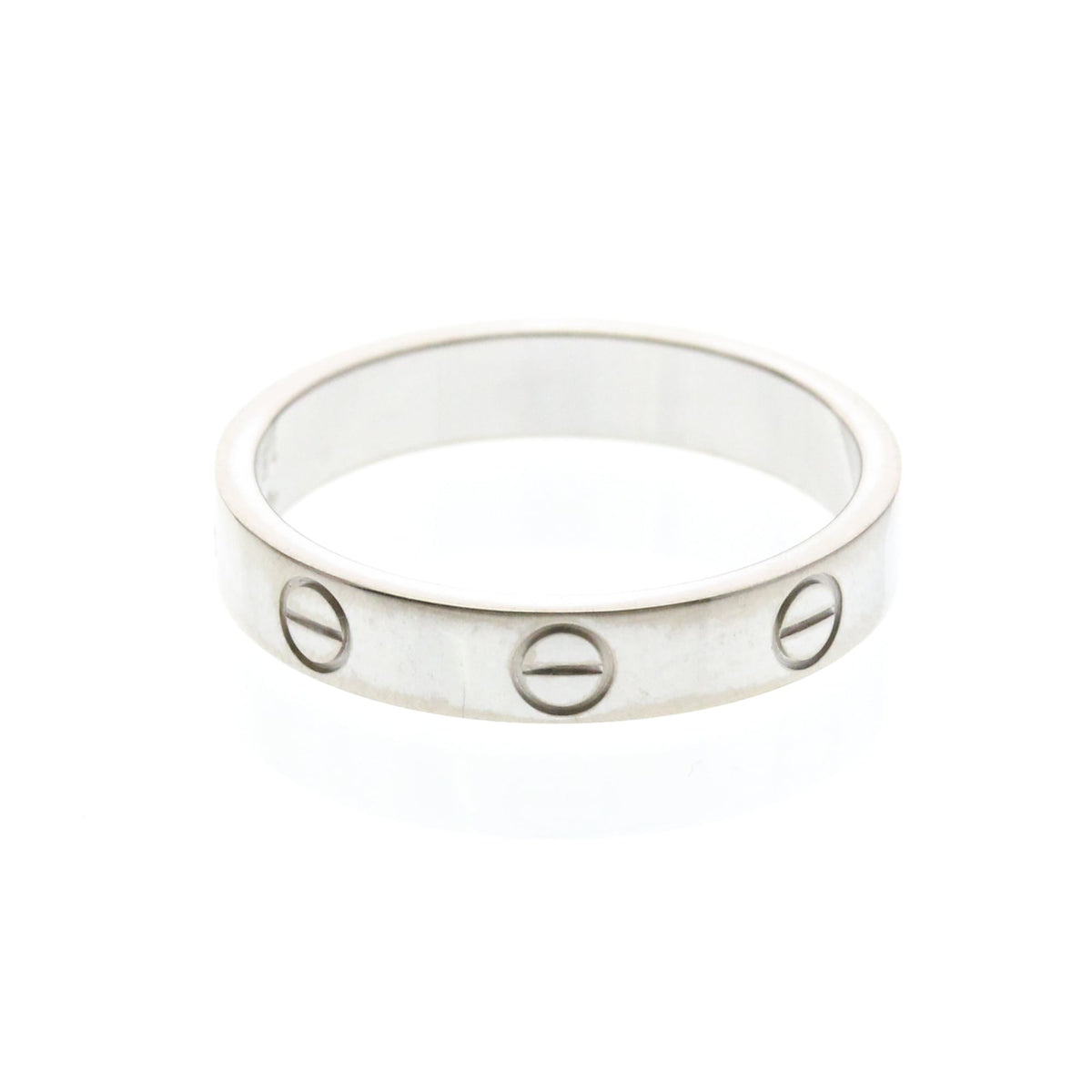 PRE-OWNED Cartier Mini Love · 18K White Gold