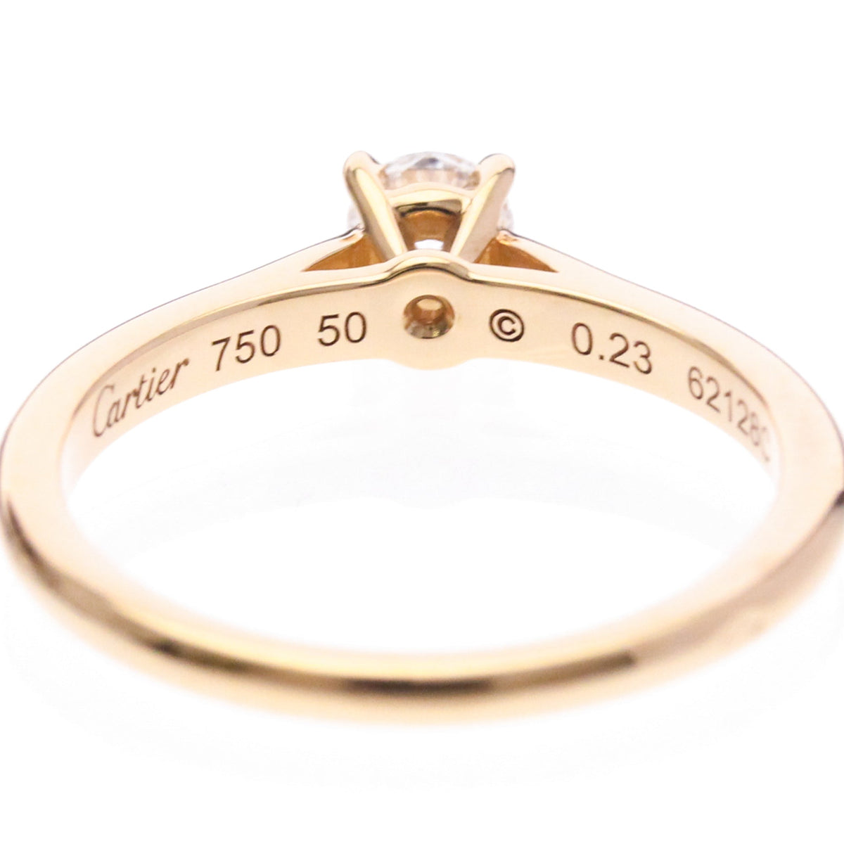 PRE-OWNED Cartier 1895 Solitaire · Rose Gold · Diamond