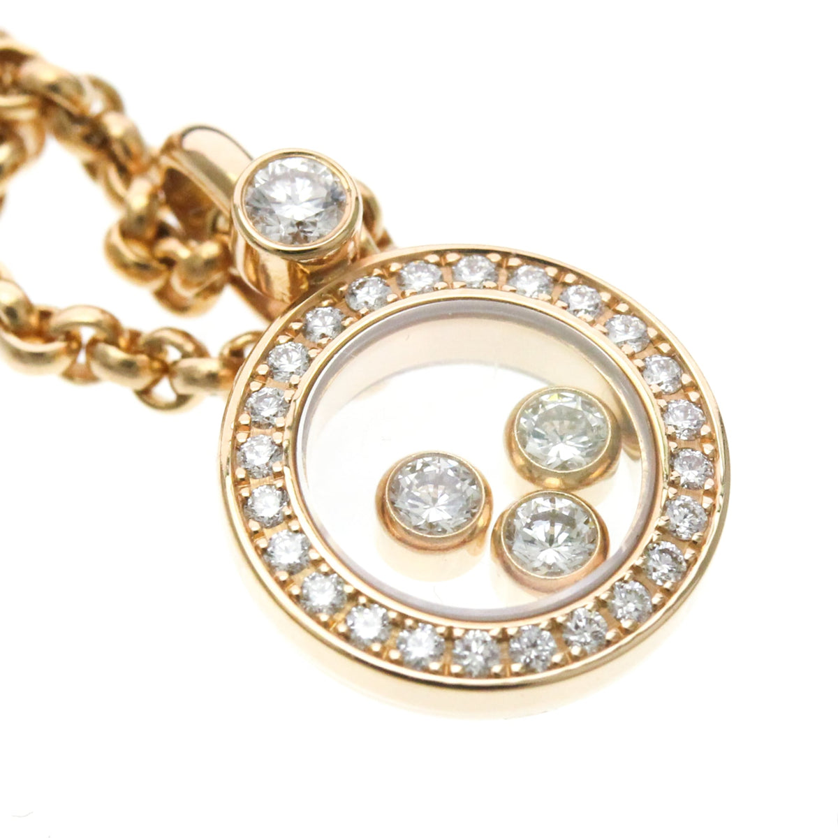 PRE-OWNED Chopard Happy Diamonds · Rose Gold