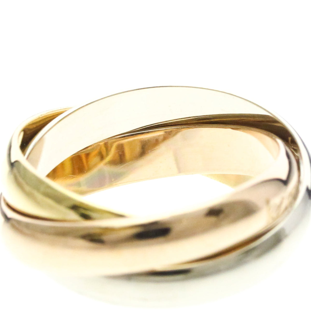 PRE-OWNED Cartier Trinity · Three Gold Size 5.75
