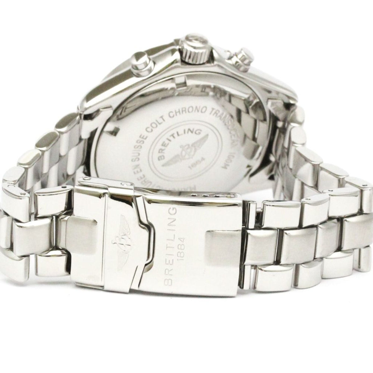 PRE-OWNED Breitling Transocean Chronograph · Steel