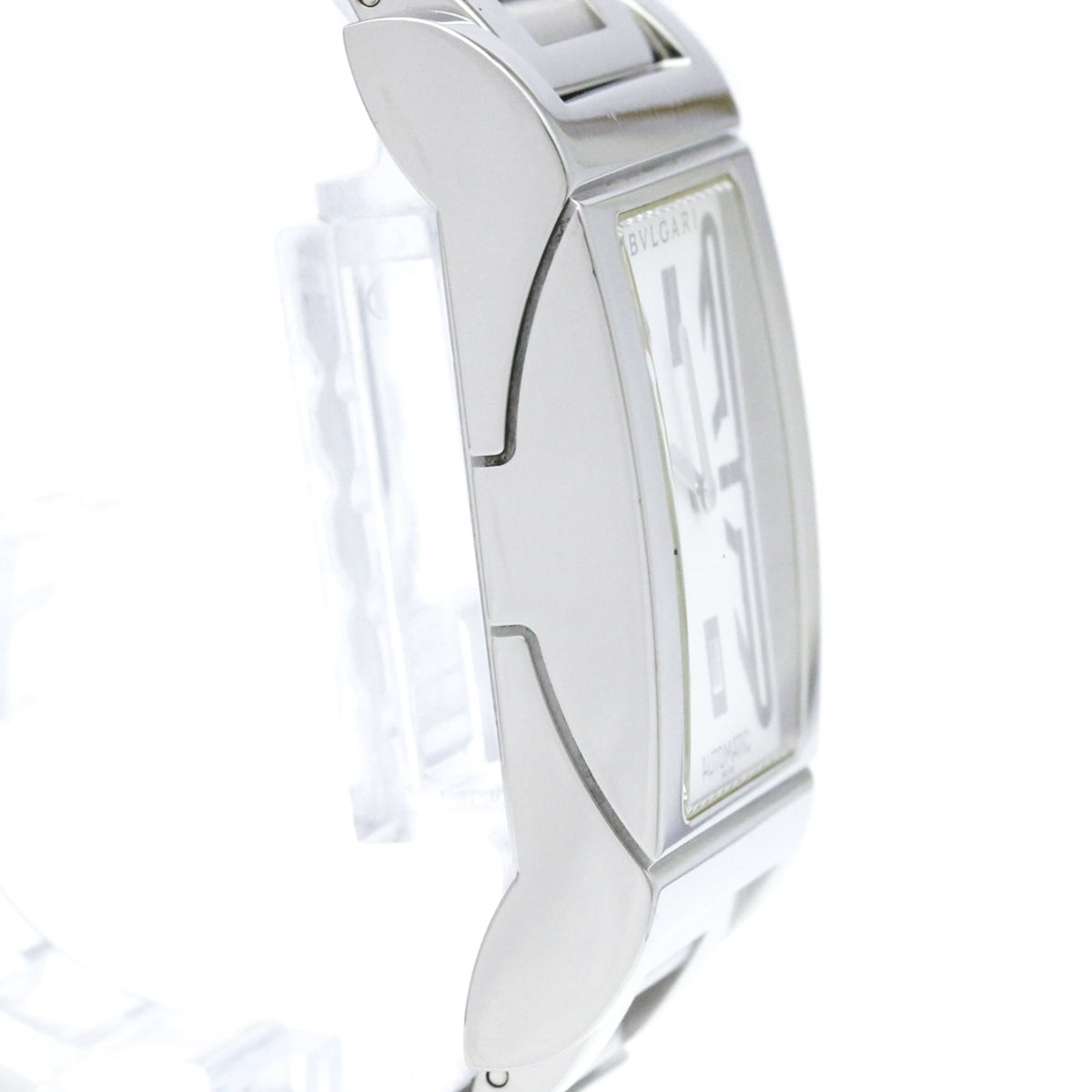 PRE-OWNED Bvlgari Rettangolo · Steel · Automatic